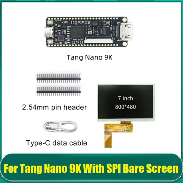 Scheda di sviluppo GoAI per 9K FPGA con schermo nudo SPI 7"" GW1NR-9 RISC- E4S6