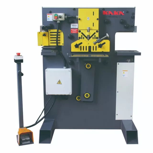 Kaka Industrial M-60, 60 Ton multi-function Metal Ironworker, Punch Shear Notche
