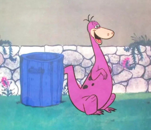1960's DINO FLINTSTONES rare vintage HANNA-BARBERA ORIGINAL PRODUCTION CEL