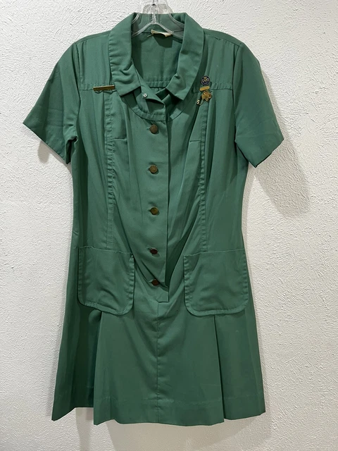 50's Green Girl Scouts Dress by Girl Scouts