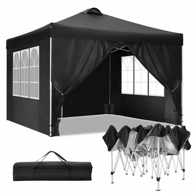 Klapp Falt Pavillon WASSERDICHT Dachmaß 3x3 m & 3x6 m Pavillion Party Gartenzelt