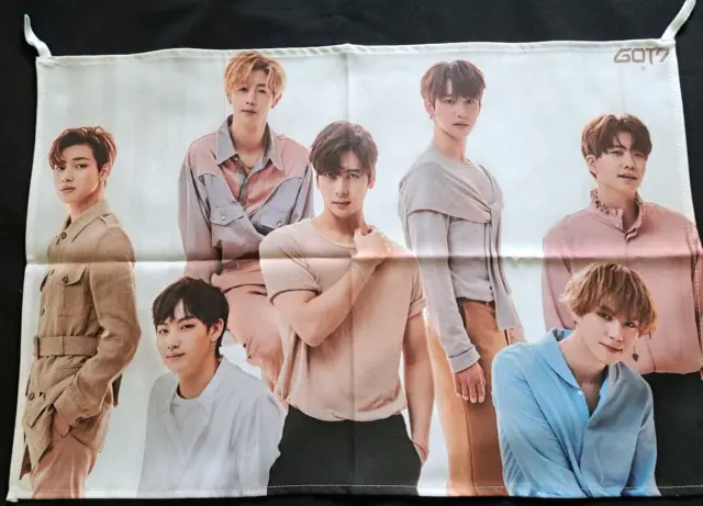 GOT7 Cloth Flag Wall Hanging Jackson BamBam Jinyoung Yugyeom Mark Youngjae Jay B