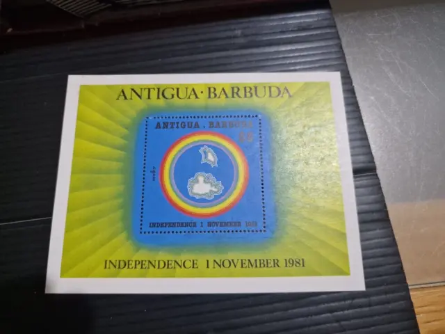 Antigua And Barbuda 1981 Sg Ms722 Independence Mnh