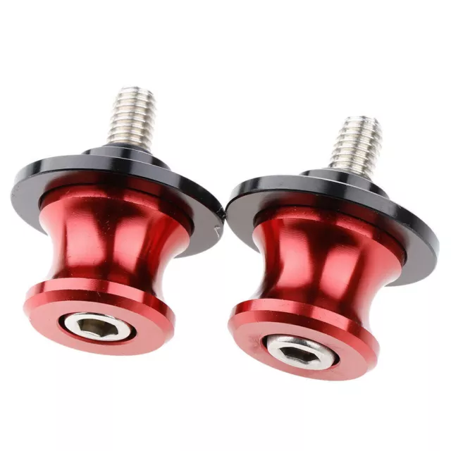 2X M8 für Alu Bobbins Racingadapter Ständeraufnahme  Montageständer Schwinge 3