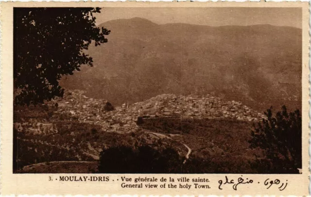 CPA AK MOULAY IDRIS - Vue générale de la ville Ste-MAROC (797205)