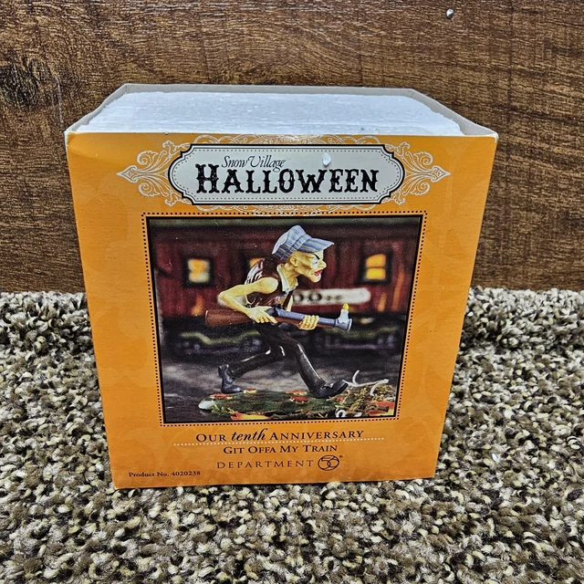 Dept 56 Holloween Git Offa My Train 4020238 10th Anniversary
