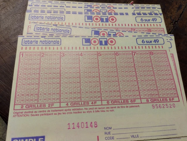 ANCIEN TICKET DE Loto encore en Francs Simple Et Multiple EUR 15,00 ...