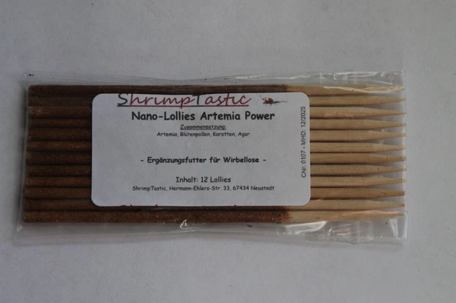 Nano Shrimp Lollies, Gamberi Fu, Artemia Power, 12 Pezzo, 0,33 Euro / Unità