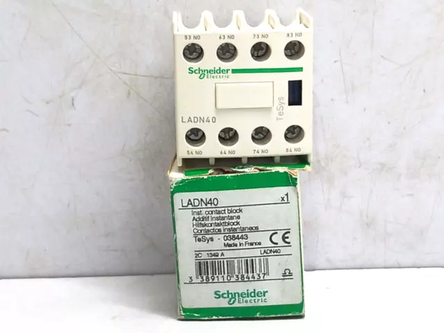 Schneider Telemecanique LADN40 Inst Contact Block Ith: 10A Ui: 690V TeSys-03844