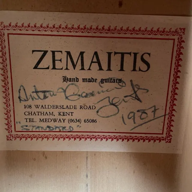 Zemaitis Acoustic Original 1987 - Natural 2