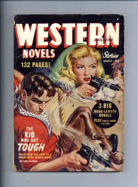 Western Novel and Short Stories Pulp Aug 1948 Vol. 11 #5 GD