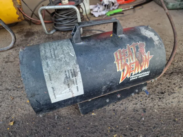 Heat Demon Compact Space Heater Propane Powered Good Working Order