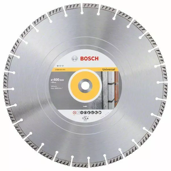 Bosch Disque à Tronçonner Diamanté Standard pour Universel,400 x 20 x 3,2 X 10