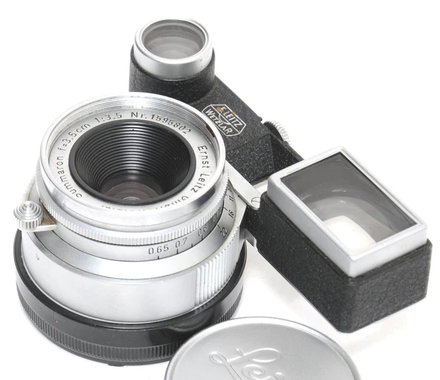 Leica M Summaron 3.5/35mm for Leica M3 clean glass, in goggles small glass br