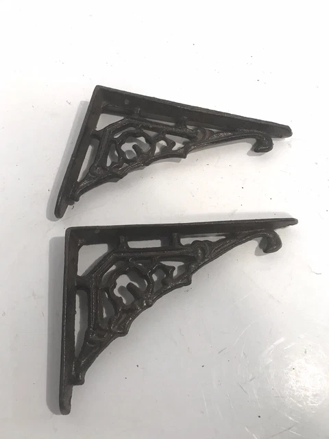 Shelf Brackets, Cast Iron, small shelf, free shipping