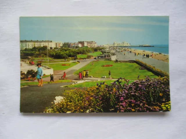 Vintage  Colour Postcard," The Promenade, Southsea "