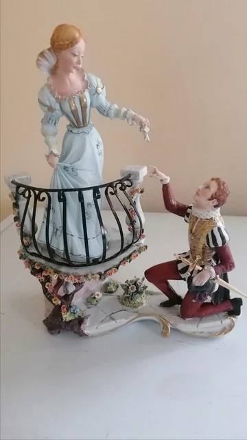 Vintage Capodimonte Romeo È Giulietta