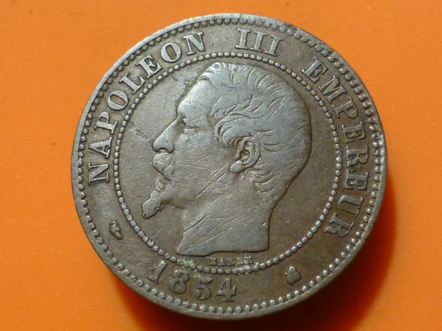 2 Centimes - Napoleon Iii - 1854 K - Recherchee & Qualite Tb !