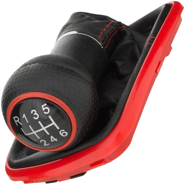 Pommeau De Levier De Vitesse Sans Cadre Pour VW Touran 09-12, Caddy 04-09, EOS 06 - Neuf - Amélioration Intérieur