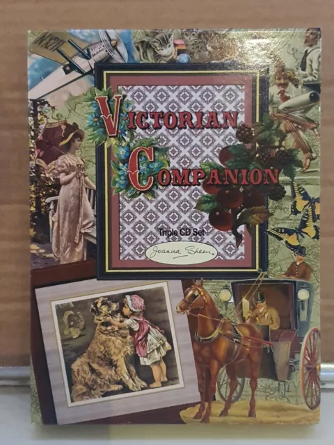 Joanna Sheen ""Victorian Companion"" Papel Elaboración Triple 3 CD-ROM - De Colección