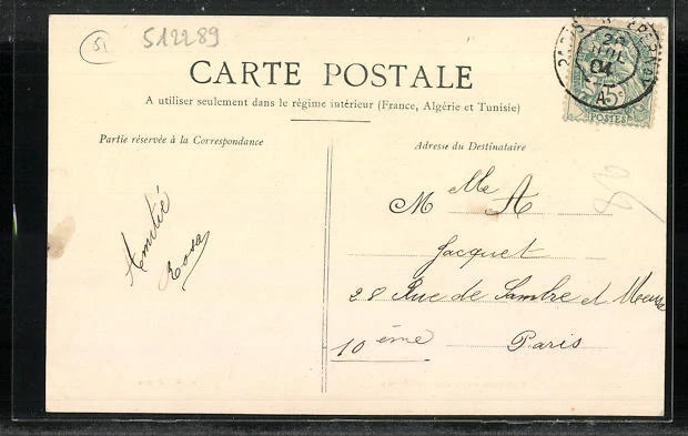 CPA Dormans, Rue Jean de Dormans 1904 2