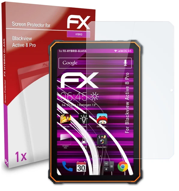 Protecteur D'écran AtFoliX FX-Hybrid-Glass Pour Blackview BV9200 - 9H Anti-choc Et Anti-rayures