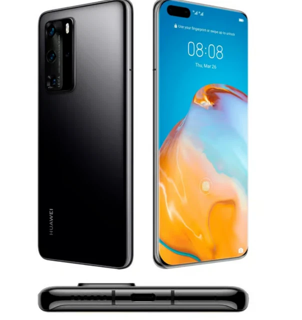 Smartphone Huawei P40 Pro 5G - 256 Go - Doré - Neuf Sous Blister - Écran 6.58", Android, 8 Go RAM