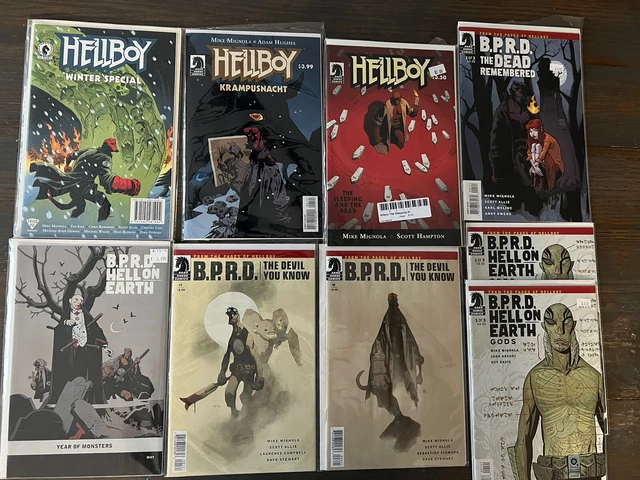 Hellboy Variant Comic Book Lot Mike Mignola. Year of Monsters, BPRD and more!