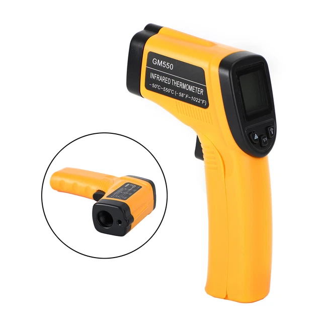 GM550 Digital Non Contact Handheld Infrared Thermometer Industrial Pyrometer YU