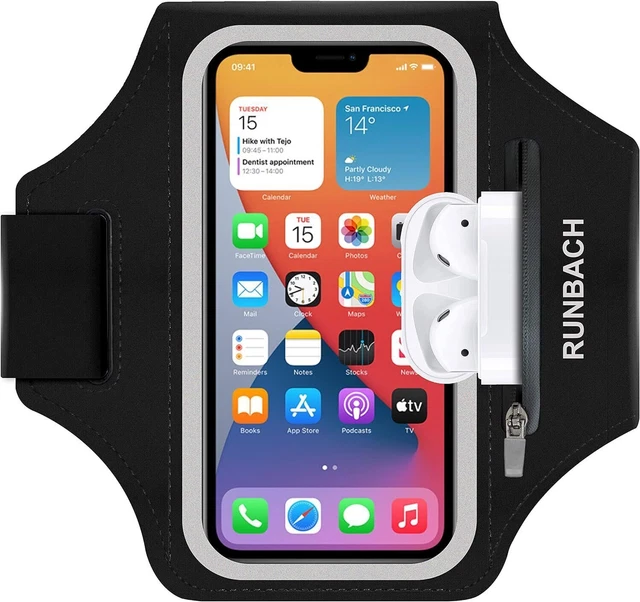 RUNBACH Armband for iPhone 15/15 Pro/14/14 Pro/13/13 Pro/13 Mini/12/12 Pro/12