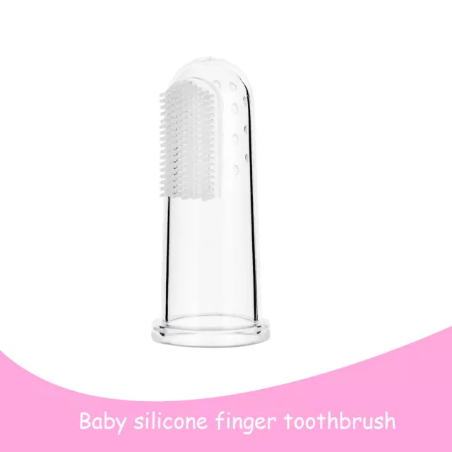 Silicone Soft Finger Toothbrush Rubber Teeth Cleaning Brush For Baby Infant GS0