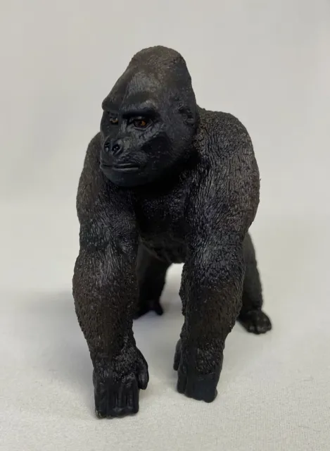 Schleich 2016 Black Male Gorilla Model D-73527 Animal Figure