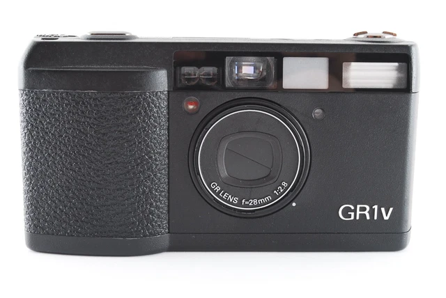 LCD Works [ Mint ] Ricoh GR1V Black 35mm Film Camera Point & Shoot Japan #823 3
