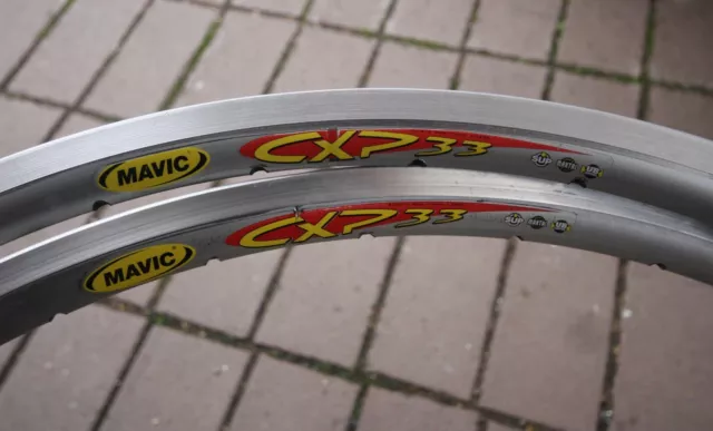 MAVIC CXP 33 Rims Pair / Clincher 700C / 36 H / Silver