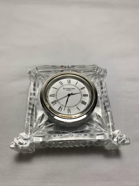 Waterford Crystal Small Pavillion Clock 515.077.0032 2