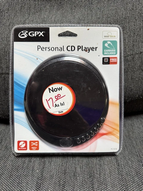 (未使用･未開封品)　GPX Personal CD Player by GPX gsx453j GPX PCB319B Portable Cd Player with Bluetooth, Includes