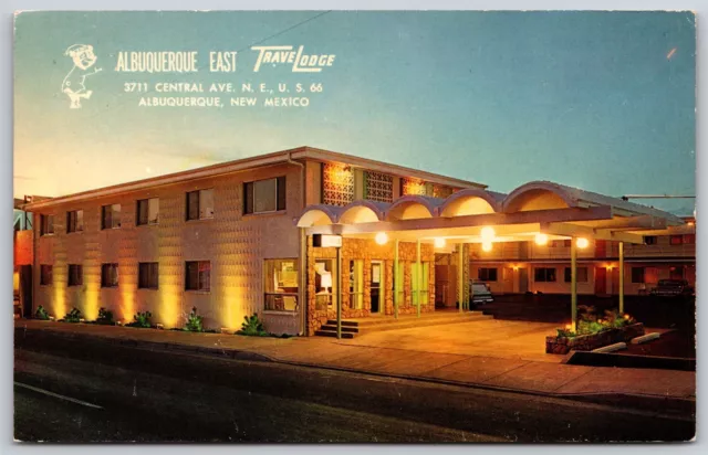 Postcard Albuquerque East Travelodge, NM 1960's N104