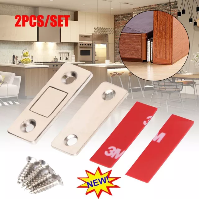 Magnetic Door Closer Catches Strong Magnet Catch Latch for Cabinet Cupboard CG