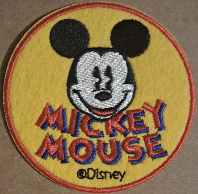 Disney Mickey Mouse embroidered Iron on patch