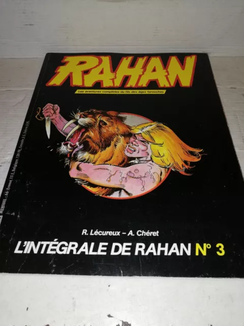 LIVRE REVUE INTEGRALE DE RAHAN  n°3 LECUREUX-CHERET COMPLET BE