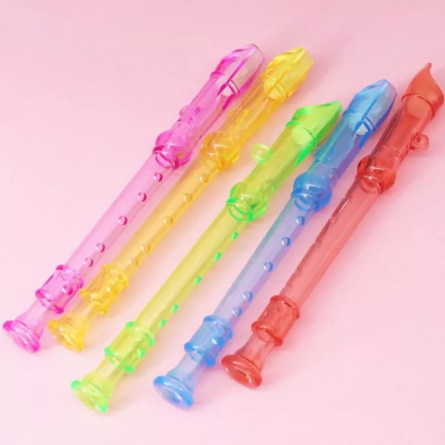 5 Pcs Educational Children Practice Wind Colorful Plastic Clarinet  Beginner