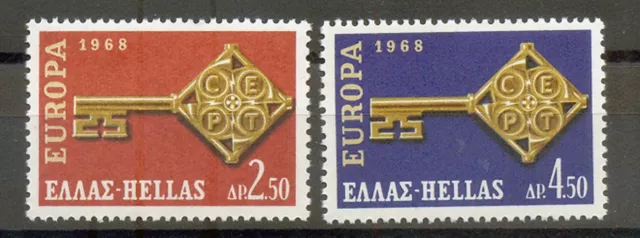 Greece 1968 Europa Cept, 1038-1039(2), Vl, Mnh