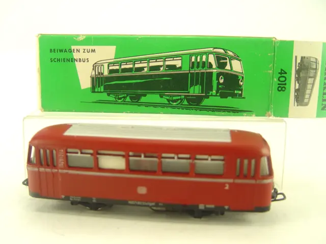 Schienenbus Beiwagen  4018  -  Märklin  HO  Wagen   - #1733  #E - gebr.