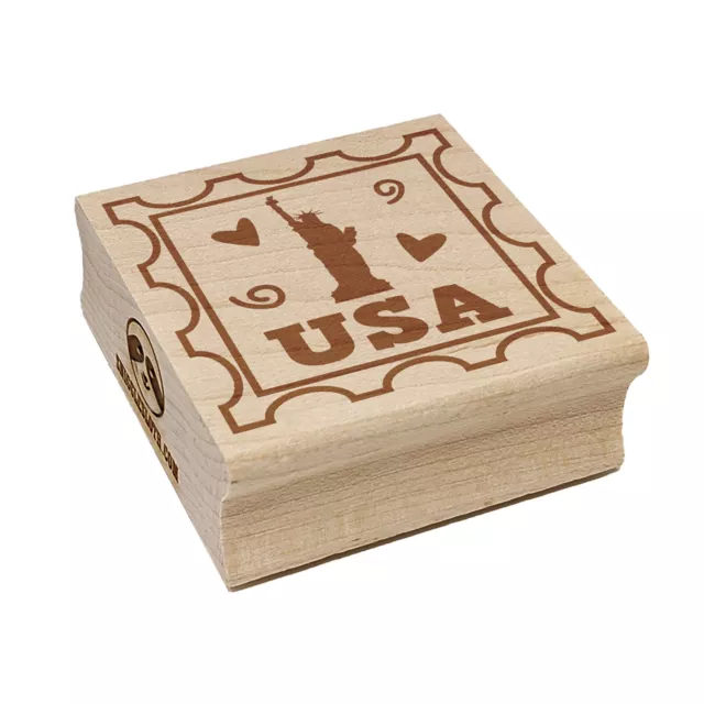 USA United States of America Passport Travel Square Rubber Stamp for Stamping