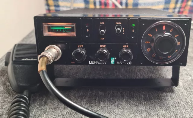 Lehnert HS-120 CB-Funk Heimstation/Feststation der 12-Kanal Ära mit Mikrofon