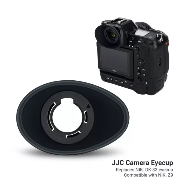 360° Ergonomic Oval Eyecup Eyepiece Viewfinder for Nikon Z9 Z8 Z F Zf as DK-33