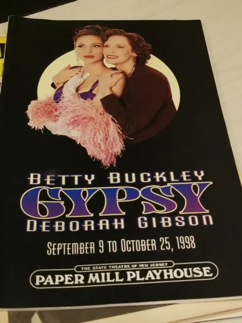 gypsy playbill play bill theatre show guide broadway betty buckley gibson