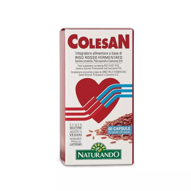 NATURANDO Colesan 60 capsule - Integratore Per Il Controllo Del Colesterolo