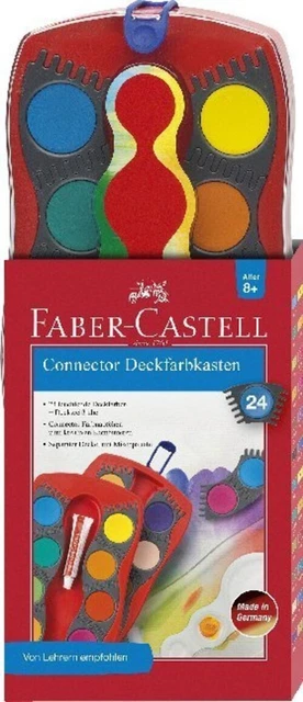 Faber-Castell Farbkasten Connector 24 Farben D 8+ Stück Kartonage Unbestimmt