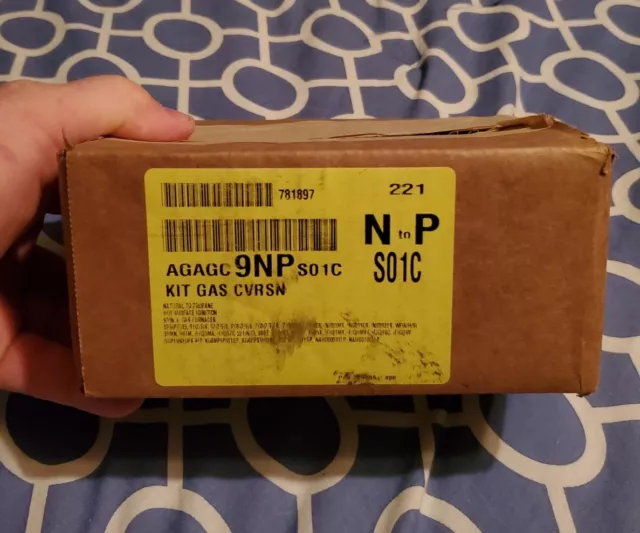 HVAC Carrier Bryant AGAGC9NPS01C Gas Conversion Kit Natural to Propane